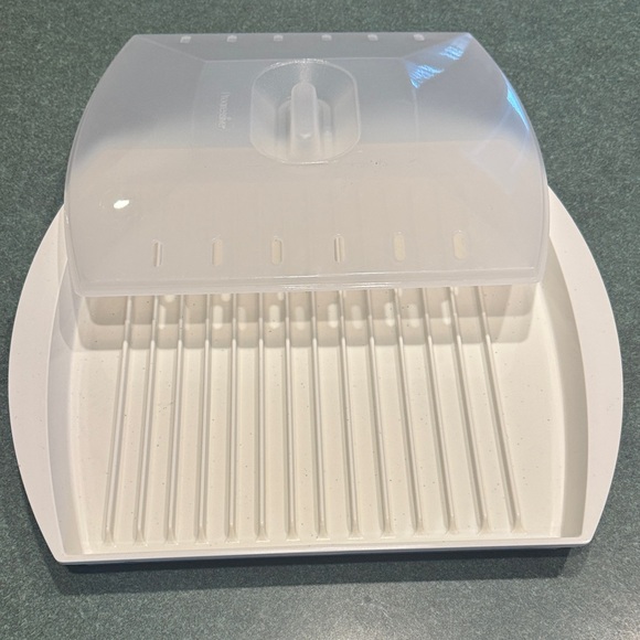 Premium White Dish Rack with Protective Cover - Picture 1 of 5